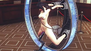 Hentai Sated 3D - Yumiko Hardsex with Futanaris and coitus apparatus - Japanese Asian Manga Anime Game Porn